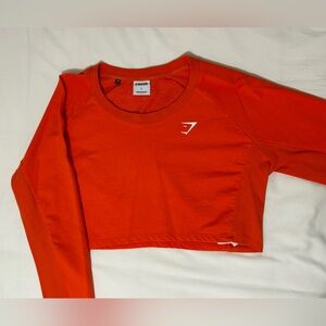 Large Gymshark cropped workout top🧡